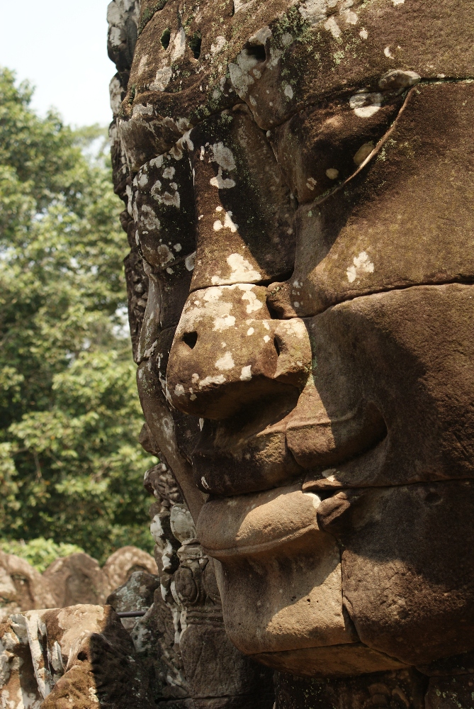 Famous Bayon, one of our favorite spots!