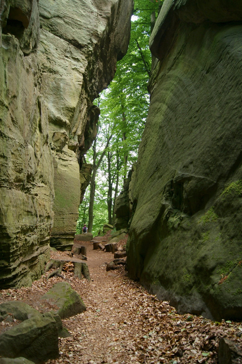 Część szlaku z Berdorf do Mullerthal