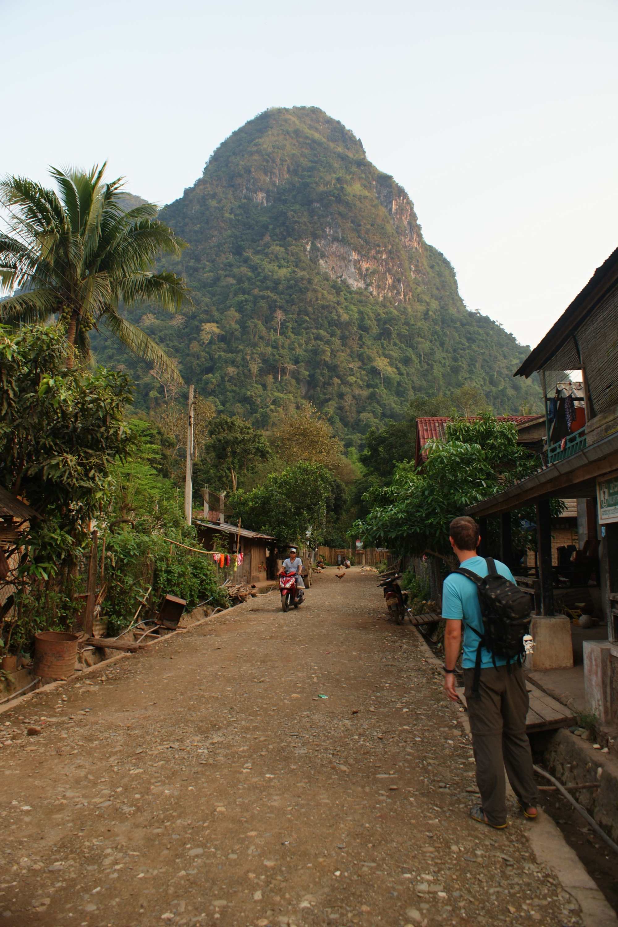 This one street is the hearth of the village