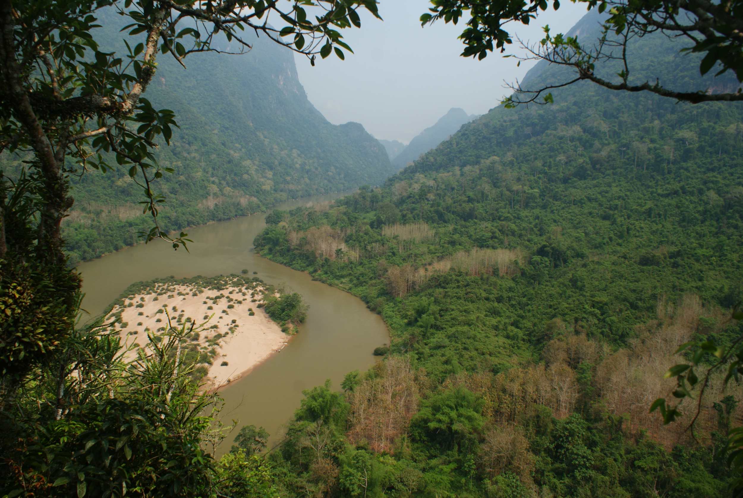 View of the river from up high