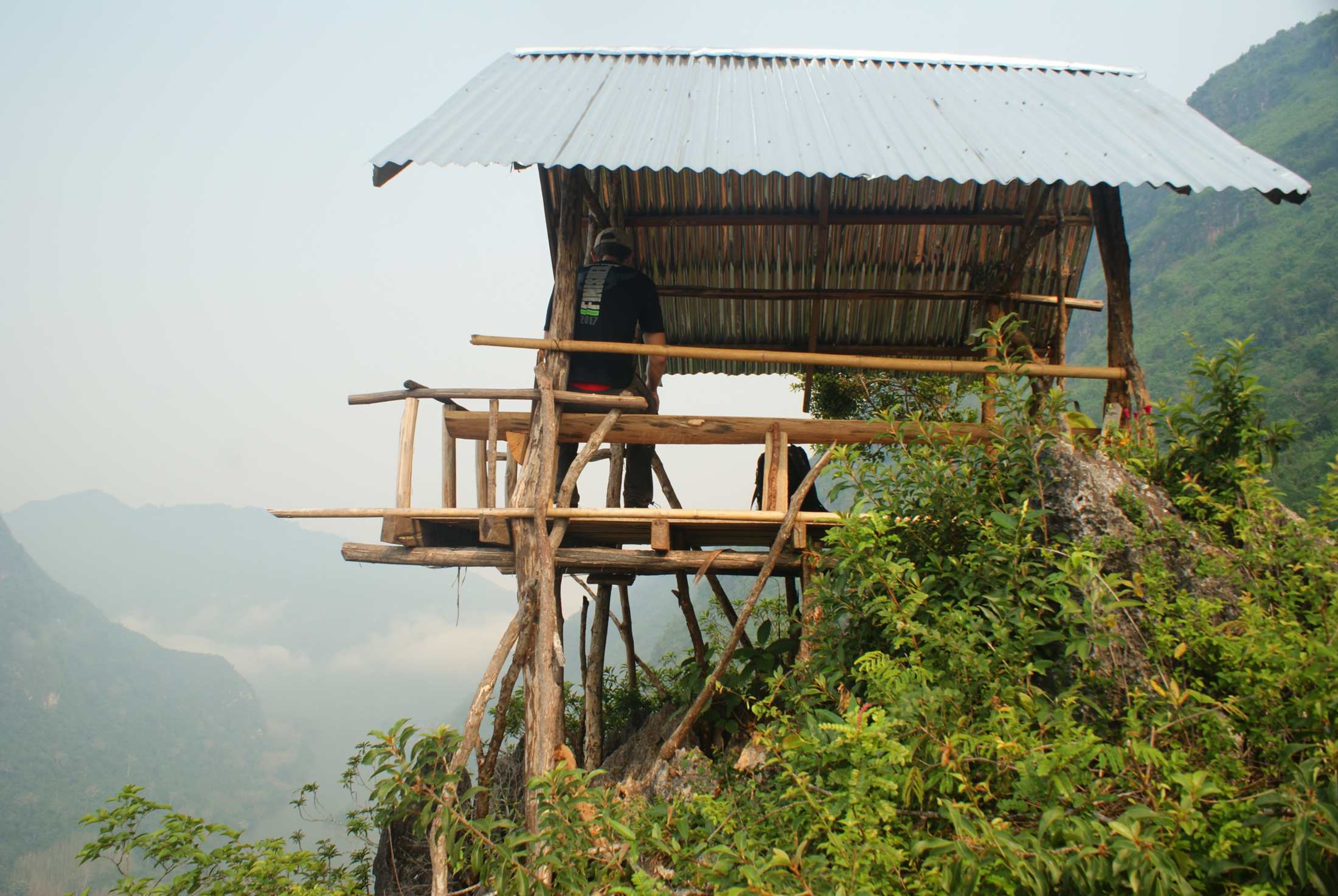 Viewing platform at the top