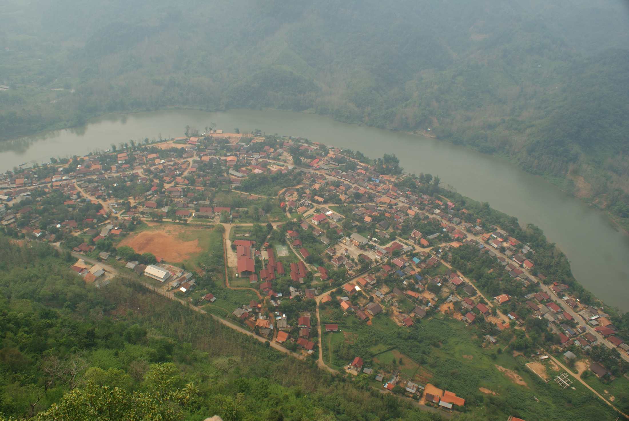 View of the river and the city from Sleeping Woman Viewpoint