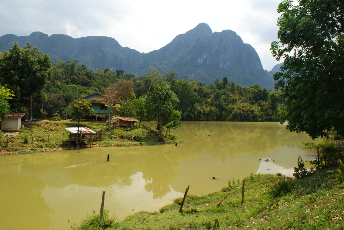 Vang Vieng village