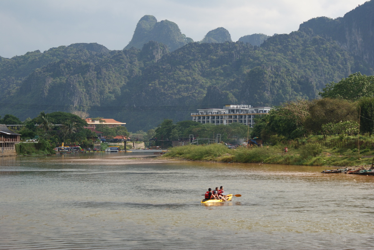 Vang Vieng village