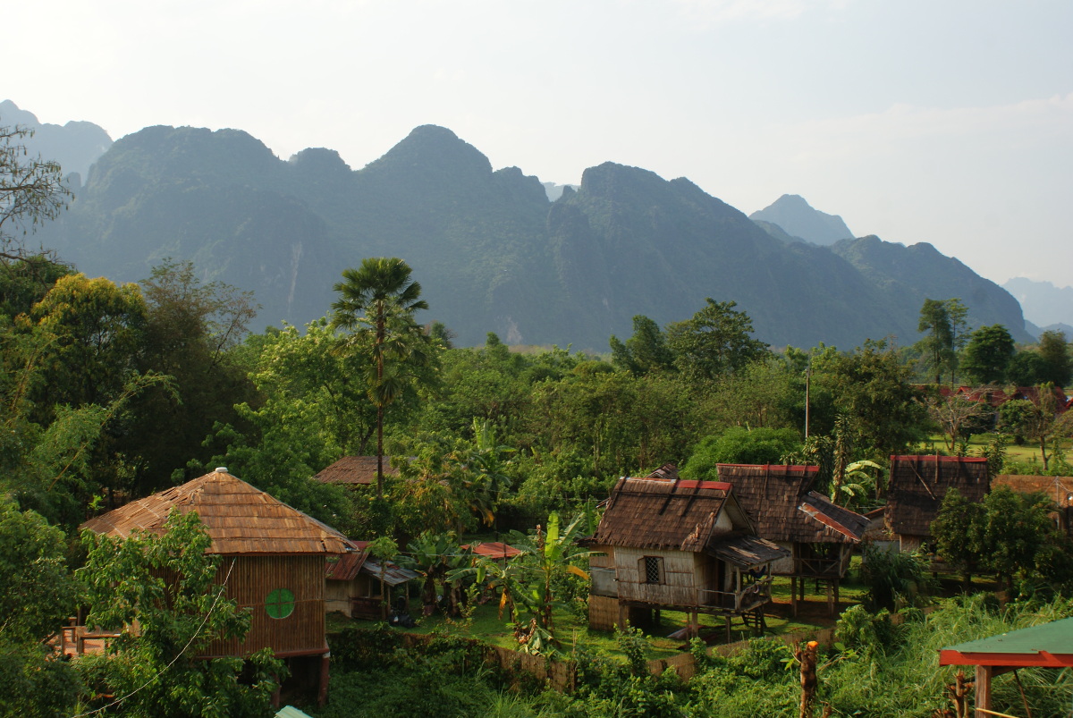 Vang Vieng village