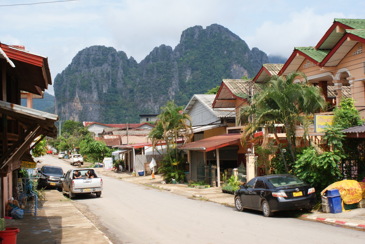 Vang Vieng village