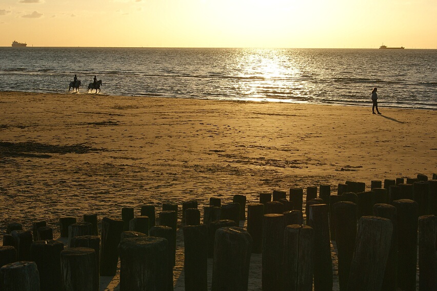 Sunset in Nieuwvliet